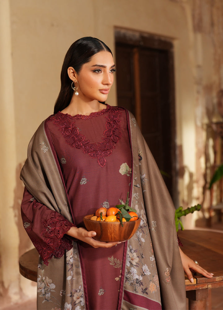 Iznik Pre Fall Printed Linen Suits Unstitched 3 Piece IZ25PF IPF-03 - Winter Collection