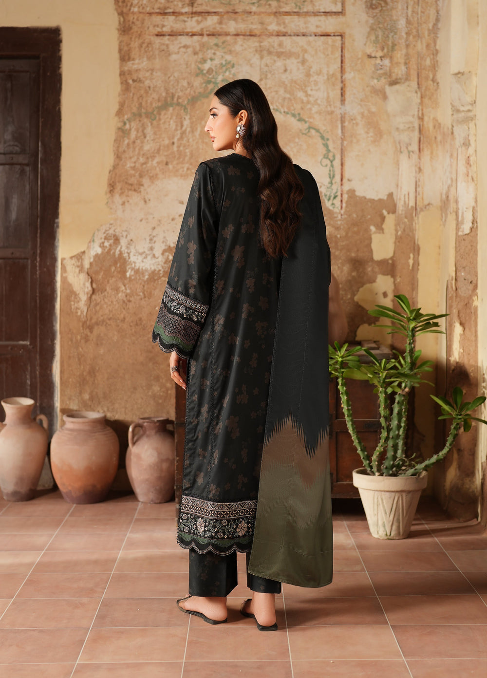 Iznik Pre Fall Printed Linen Suits Unstitched 3 Piece IZ25PF IPF-06 - Winter Collection