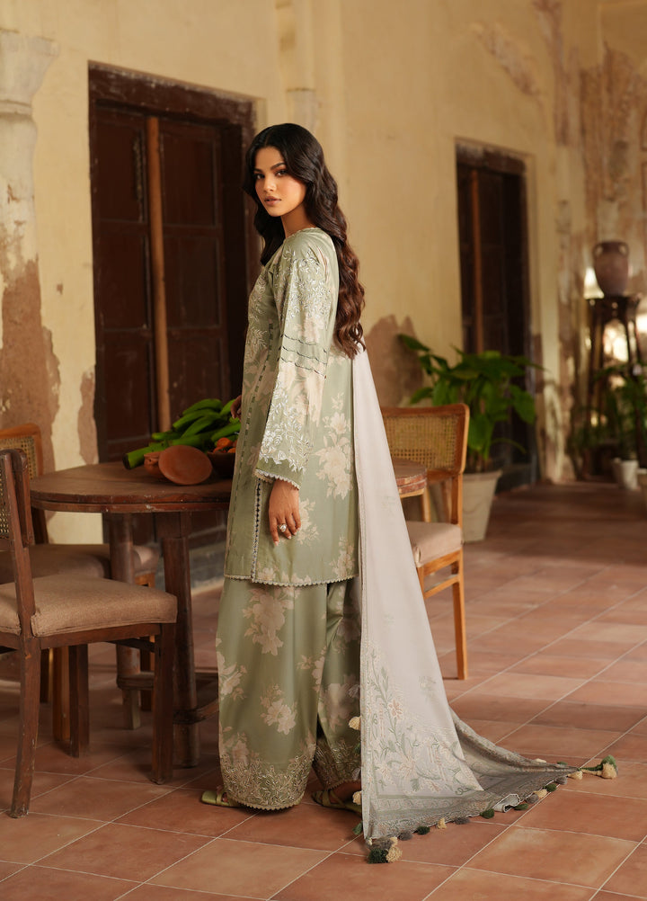 Iznik Pre Fall Printed Linen Suits Unstitched 3 Piece IZ25PF IPF-08 - Winter Collection