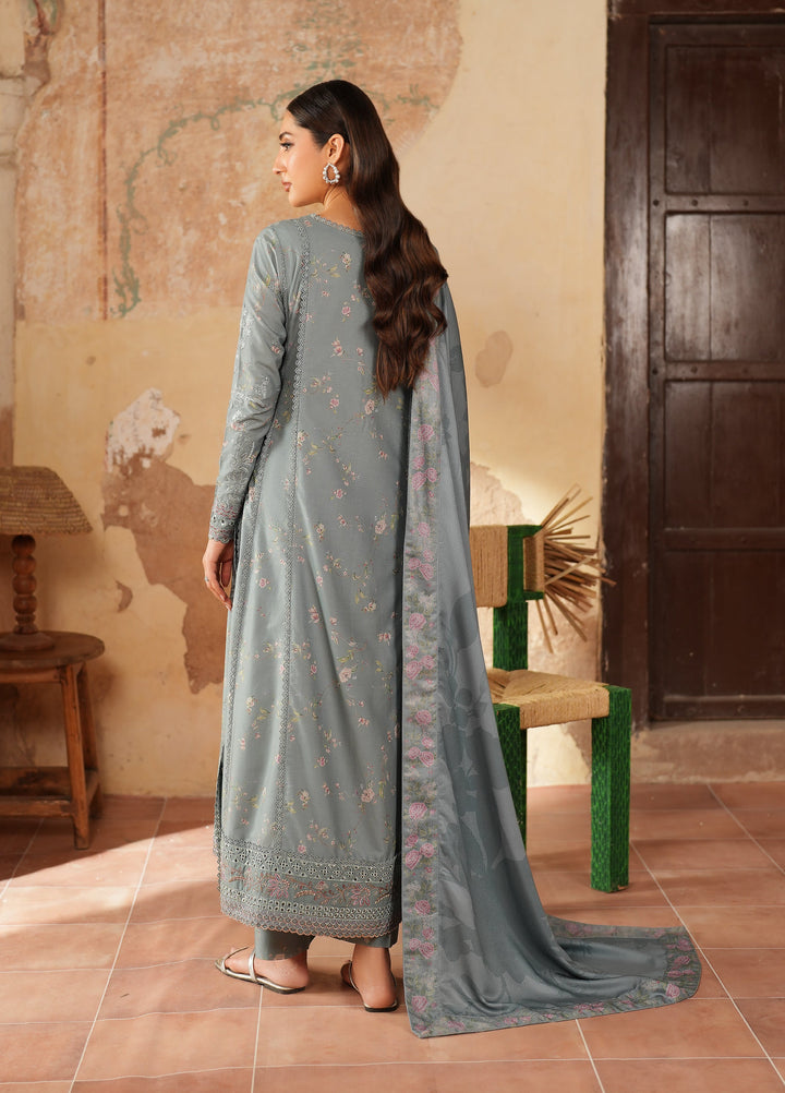 Iznik Pre Fall Printed Linen Suits Unstitched 3 Piece IZ25PF IPF-10 - Winter Collection