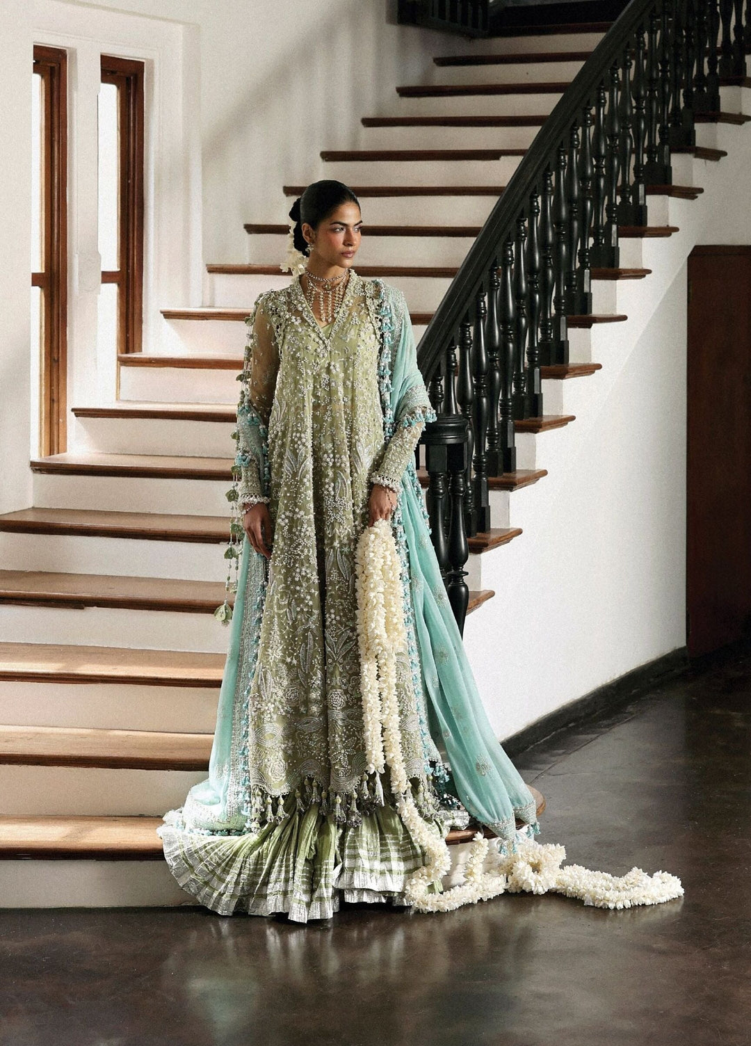 Jardin D Amour by Republic WomensWear Unstitched Embroidered Organza 3 Piece Suit RW26UJA ALIENOR WU-04 - Wedding Collection
