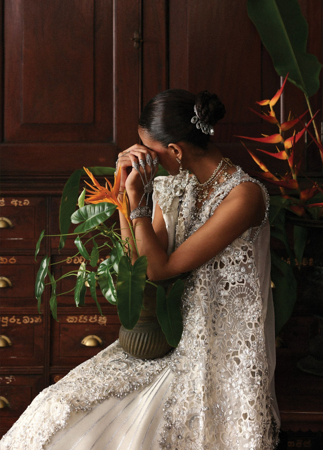 Jardin D Amour by Republic WomensWear Unstitched Embroidered Organza 3 Piece Suit RW26UJA EUGENIE WU-05 - Wedding Collection