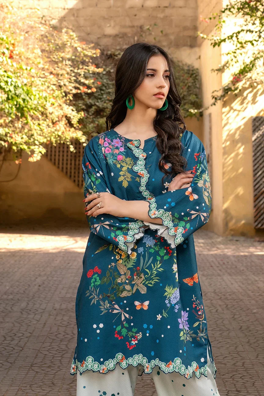 Dhaga Women Pret Printed 2 Piece Soft Crepe Juneau FW25DSE701 - Summer Collection