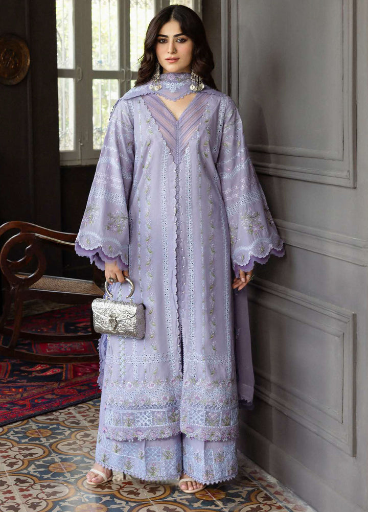 Kahf Premium Embroidered Karandi Suits Unstitched 3 Piece KHF25KU KKH-04 Wisteria - Winter Collection
