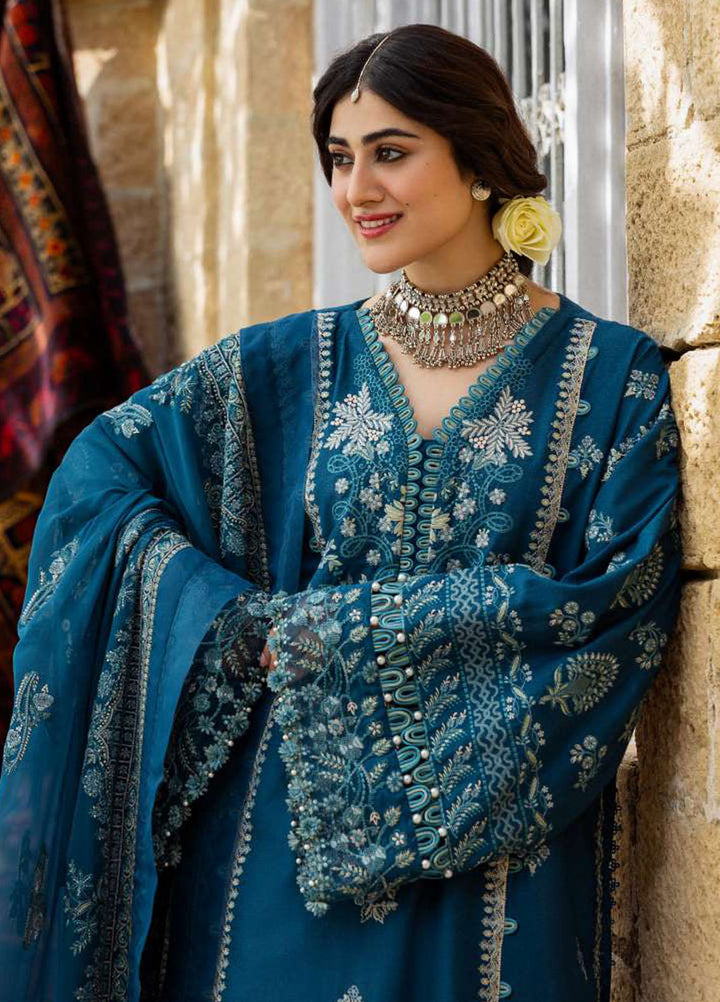 Kahf Premium Embroidered Karandi Suits Unstitched 3 Piece KHF25KU KKH-05 Cyara - Winter Collection