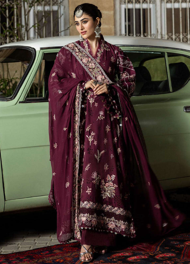 Kahf Premium Embroidered Karandi Suits Unstitched 3 Piece KHF25KU KKH-06 A Umbalite - Winter Collection