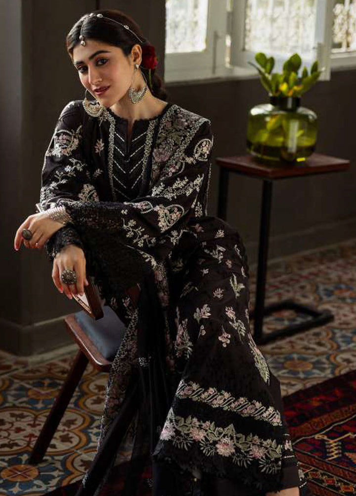 Kahf Premium Embroidered Karandi Suits Unstitched 3 Piece KHF25KU KKH-06 B Liara - Winter Collection