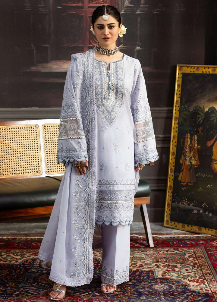 Kahf Premium Embroidered Karandi Suits Unstitched 3 Piece KHF25KU KKH-09 Celestial - Winter Collection