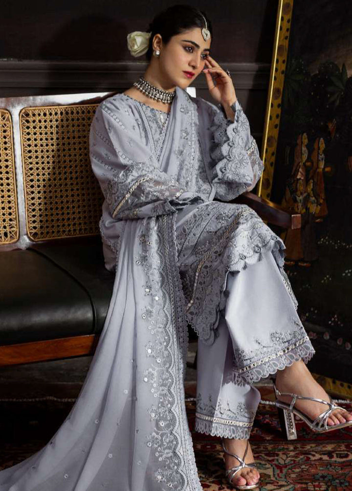 Kahf Premium Embroidered Karandi Suits Unstitched 3 Piece KHF25KU KKH-09 Celestial - Winter Collection