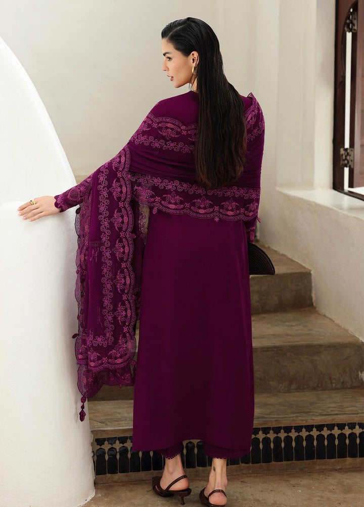 Q Line by Qalamkar Embroidered Linen Suits Unstitched 3 Piece QLM25QW KL-01 Veyrah - Winter Collection