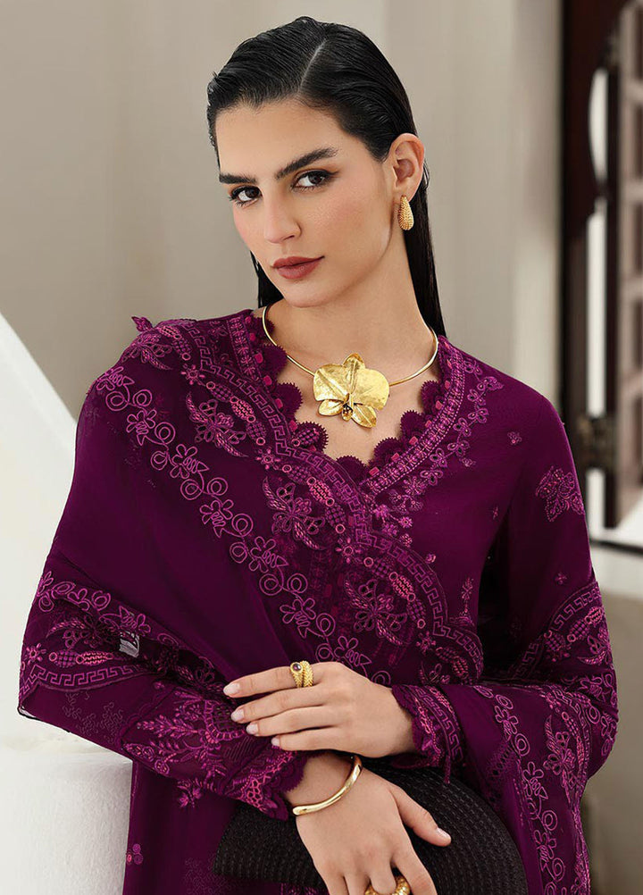 Q Line by Qalamkar Embroidered Linen Suits Unstitched 3 Piece QLM25QW KL-01 Veyrah - Winter Collection
