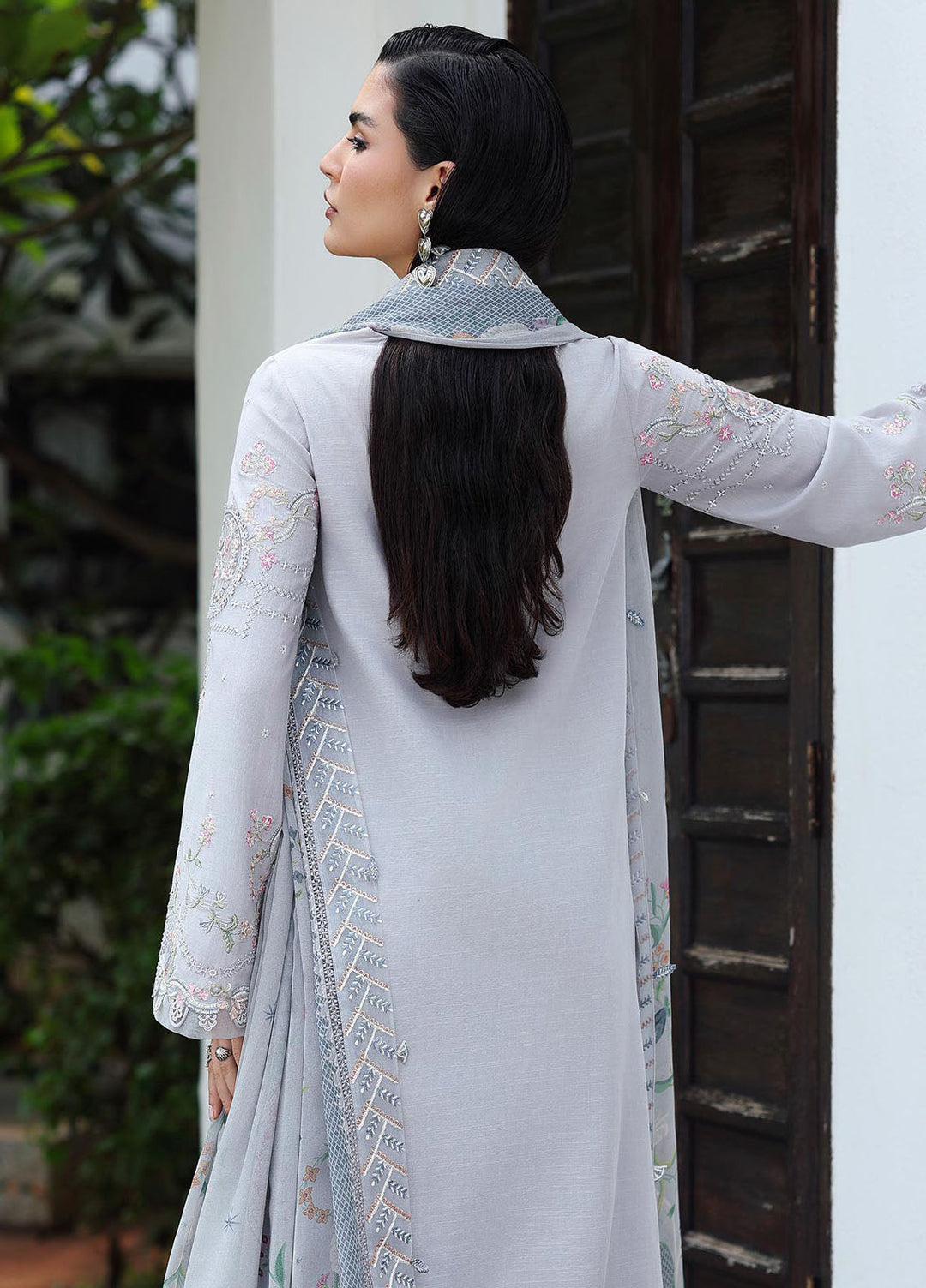 Q Line by Qalamkar Embroidered Linen Suits Unstitched 3 Piece QLM25QW KL-02 Haze - Winter Collection