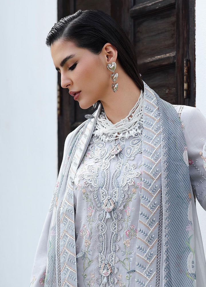 Q Line by Qalamkar Embroidered Linen Suits Unstitched 3 Piece QLM25QW KL-02 Haze - Winter Collection