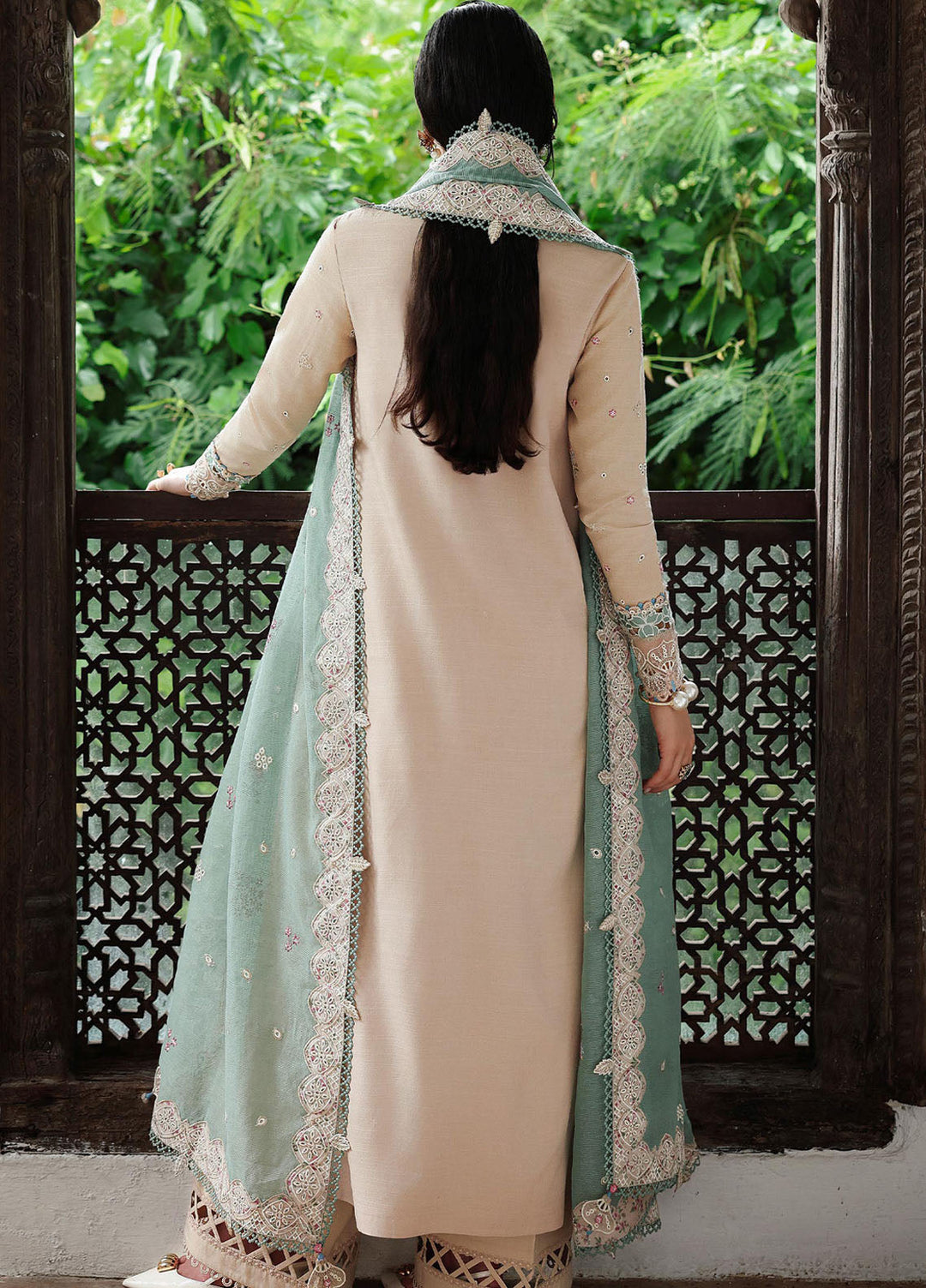 Q Line by Qalamkar Embroidered Linen Suits Unstitched 3 Piece QLM25QW KL-07 Whisper - Winter Collection