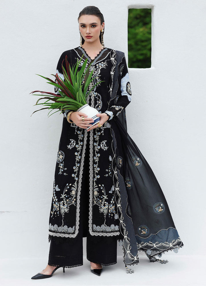 Q Line by Qalamkar Embroidered Linen Suits Unstitched 3 Piece QLM25QW KL-09 Zyra - Winter Collection