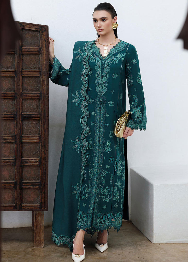 Q Line by Qalamkar Embroidered Linen Suits Unstitched 3 Piece QLM25QW KL-11 Meadow - Winter Collection