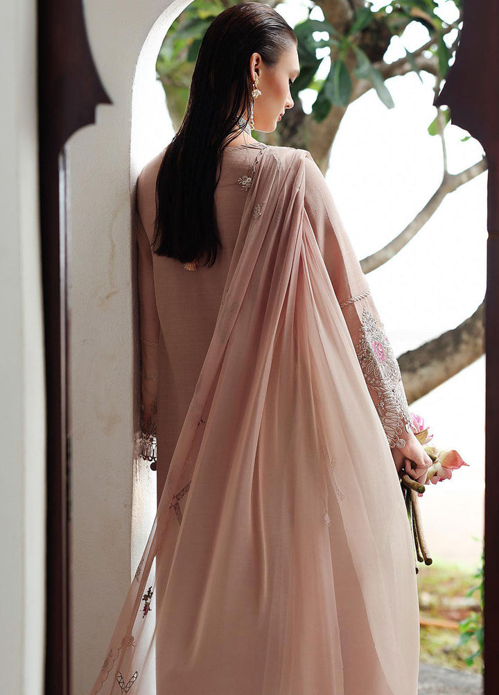 Q Line by Qalamkar Embroidered Linen Suits Unstitched 3 Piece QLM25QW KL-14 Dusk - Winter Collection