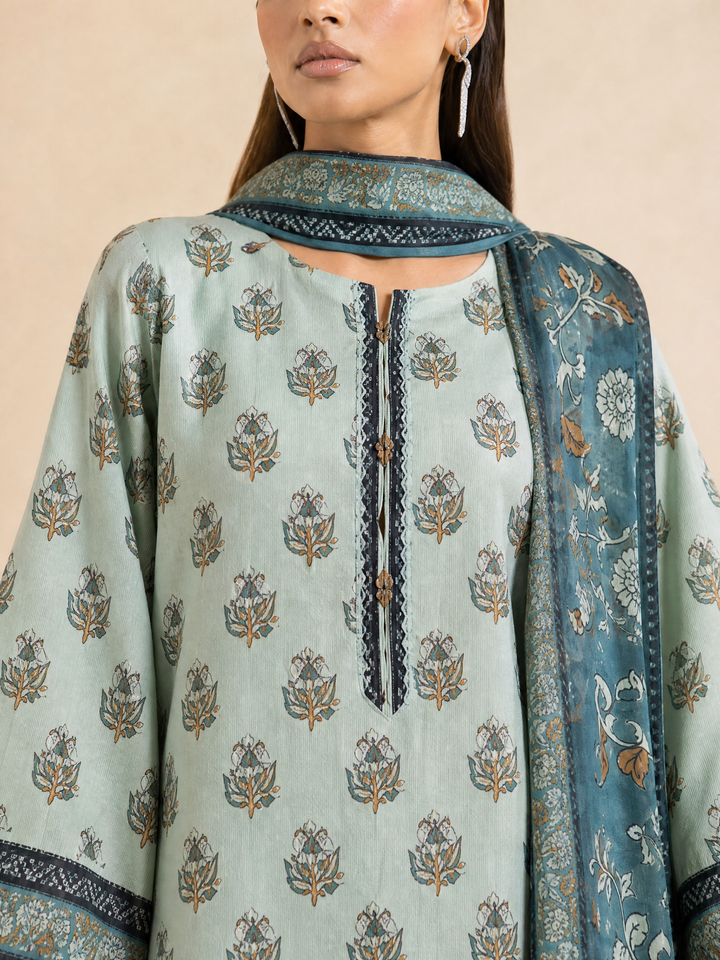 Platinum Jaipuri by HZ Textiles Unstitched Printed Lawn 3 Piece Suit PJB - 3235 Casual Collection