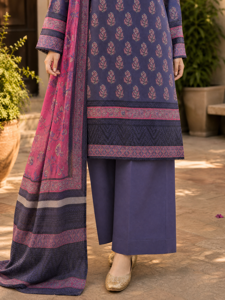 Platinum Jaipuri by HZ Textiles Unstitched Printed Lawn 3 Piece Suit PJB - 3234 Casual Collection