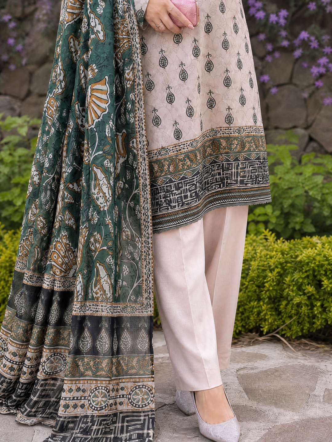 Platinum Jaipuri by HZ Textiles Unstitched Printed Lawn 3 Piece Suit PJB - 3236 Casual Collection
