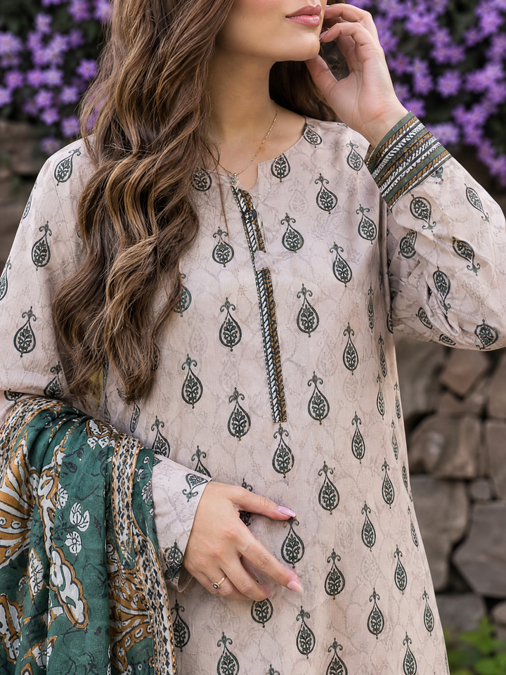 Platinum Jaipuri by HZ Textiles Unstitched Printed Lawn 3 Piece Suit PJB - 3236 Casual Collection