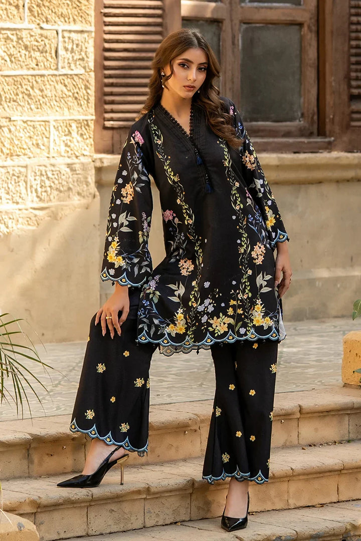 Dhaga Women Pret Printed Herringbone 2 Piece Suit Keiran FW25DSE707 - Winter Collection
