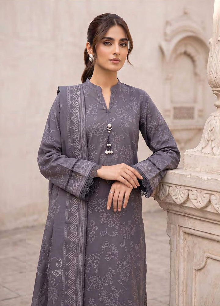 Lakhany Unstitched Printed Cashmi Wool 3 Piece Suit LSM26UCW LG-RL-0529-A - Casual Collection