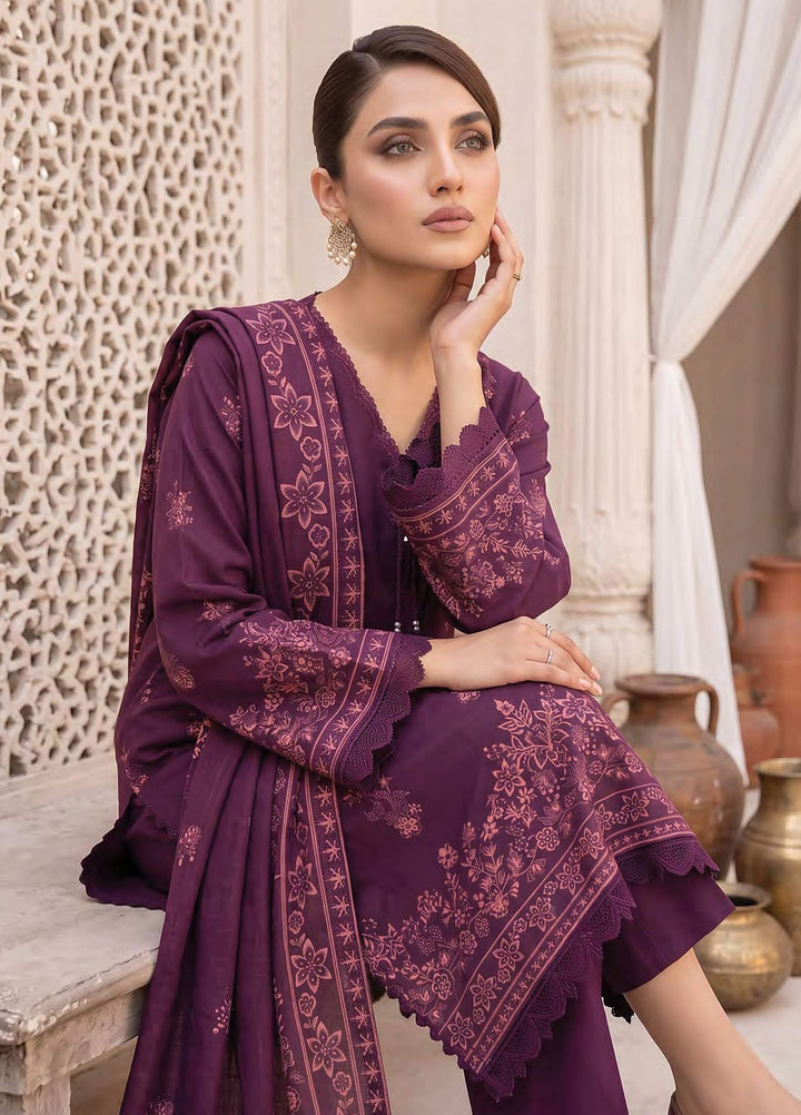 Lakhany Unstitched Printed Cashmi Wool 3 Piece Suit LSM26UCW LG-SG-0165-A - Casual Collection