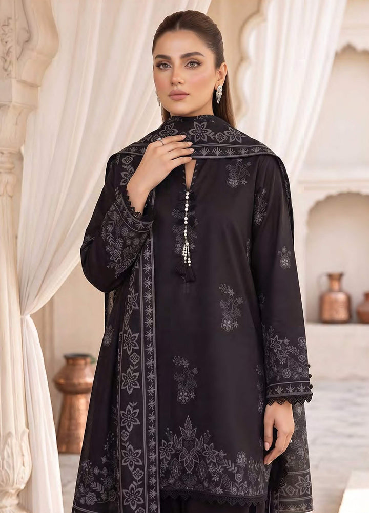 Lakhany Unstitched Printed Cashmi Wool 3 Piece Suit LSM26UCW LG-SG-0165-C - Casual Collection