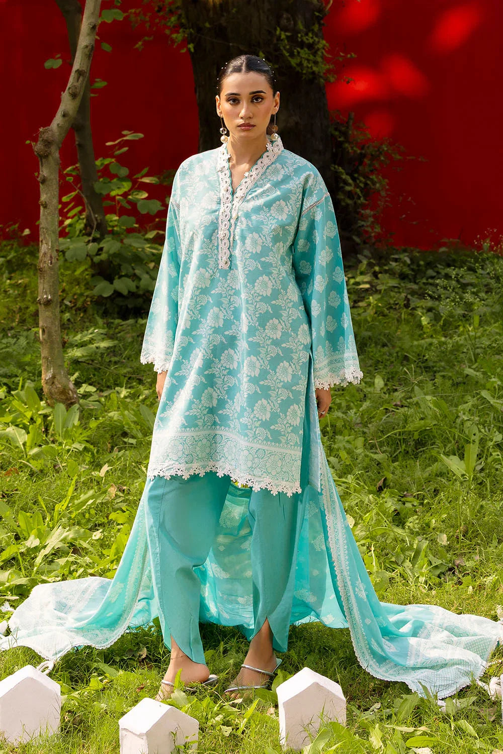 Mitti ki Khusboo by Gul Ahmed Unstitched Printed Lawn 3 Piece Suit GA26UMK CL-52437 - Summer Collection