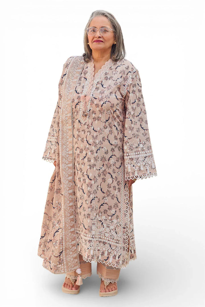 Tribute To Mother by Gul Ahmed Unstitched Printed Lawn 3 Piece Suit GA26UTM CL-62108 B - Summer Collection