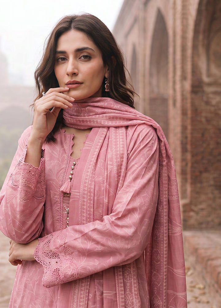 Cashmi by Lakhany Unstitched Printed Wool 3 Piece Suit LSM26UC LG-RK-0198-B - Winter Collection