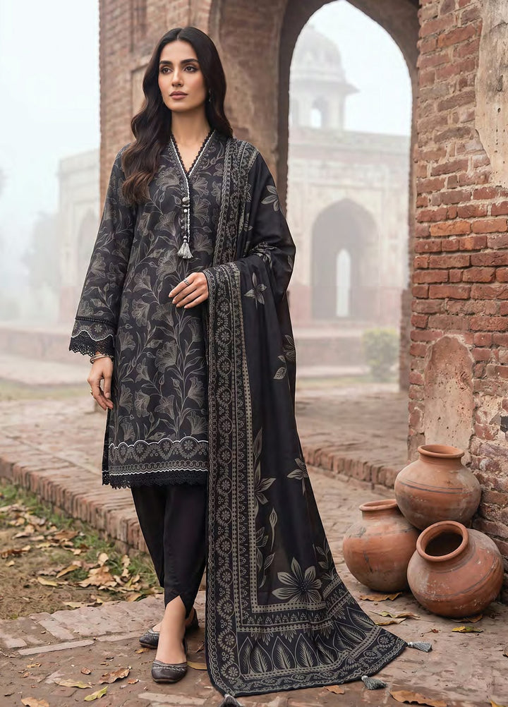 Cashmi by Lakhany Unstitched Printed Wool 3 Piece Suit LSM26UC LG-RK-0198-C - Winter Collection