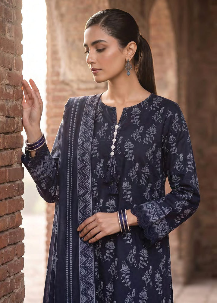 Cashmi by Lakhany Unstitched Printed Wool 3 Piece Suit LSM26UC LG-RL-0532-C - Winter Collection