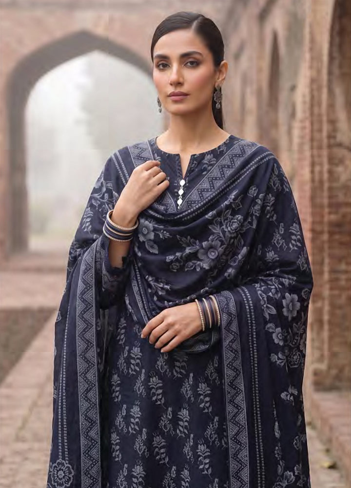 Cashmi by Lakhany Unstitched Printed Wool 3 Piece Suit LSM26UC LG-RL-0532-C - Winter Collection