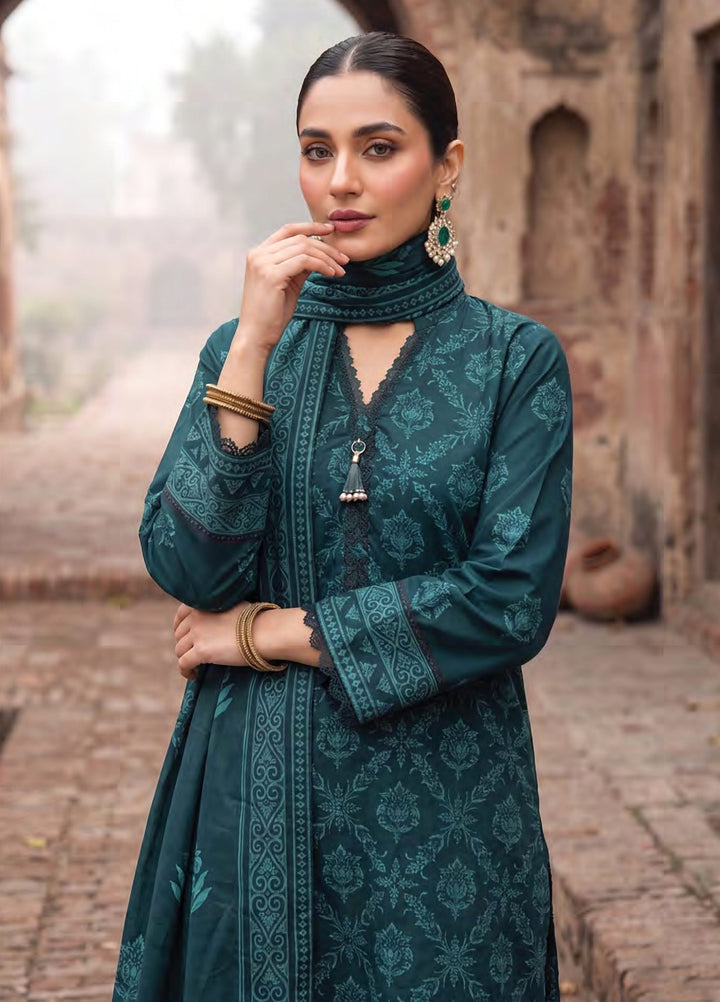 Cashmi by Lakhany Unstitched Printed Wool 3 Piece Suit LSM26UC LG-RL-0533-C - Winter Collection