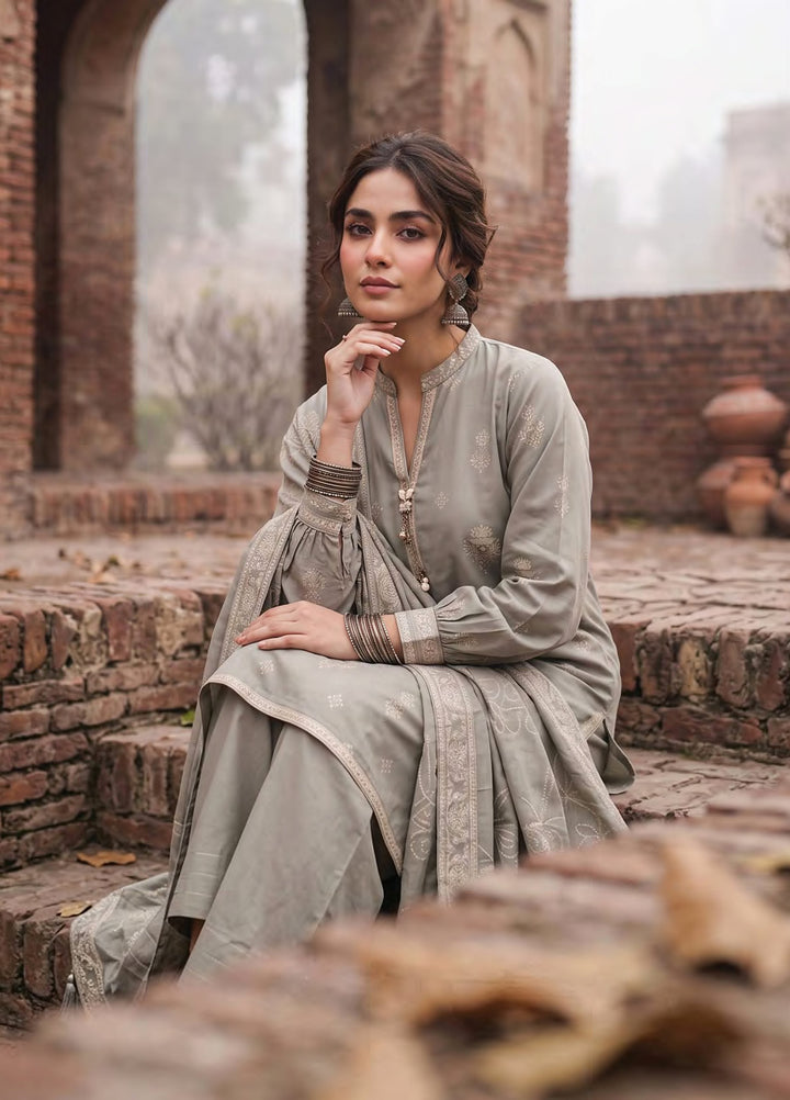 Cashmi by Lakhany Unstitched Printed Wool 3 Piece Suit LSM26UC LG-SG-0166-B - Winter Collection