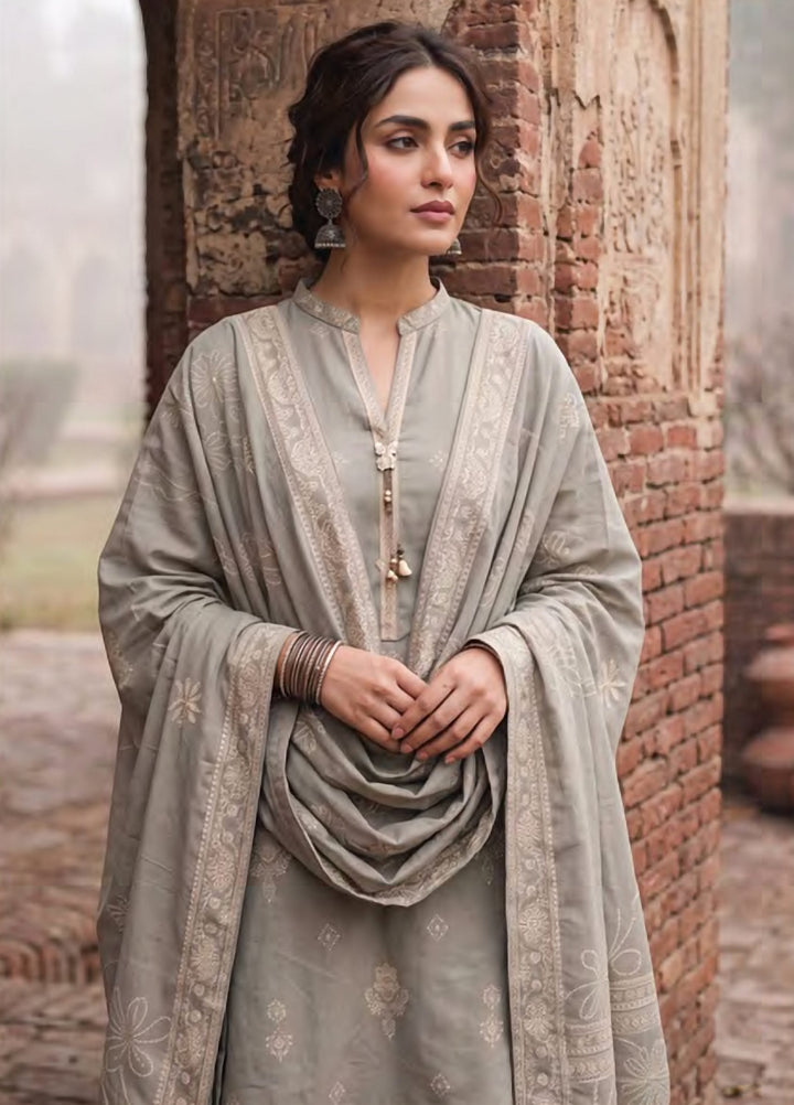 Cashmi by Lakhany Unstitched Printed Wool 3 Piece Suit LSM26UC LG-SG-0166-B - Winter Collection