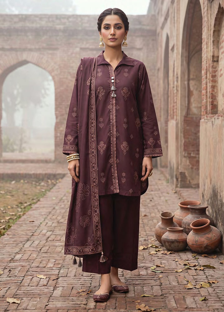 Cashmi by Lakhany Unstitched Printed Wool 3 Piece Suit LSM26UC LG-SG-0166-C - Winter Collection