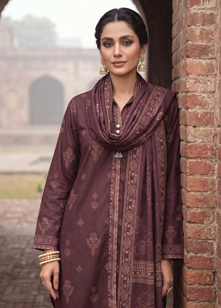 Cashmi by Lakhany Unstitched Printed Wool 3 Piece Suit LSM26UC LG-SG-0166-C - Winter Collection
