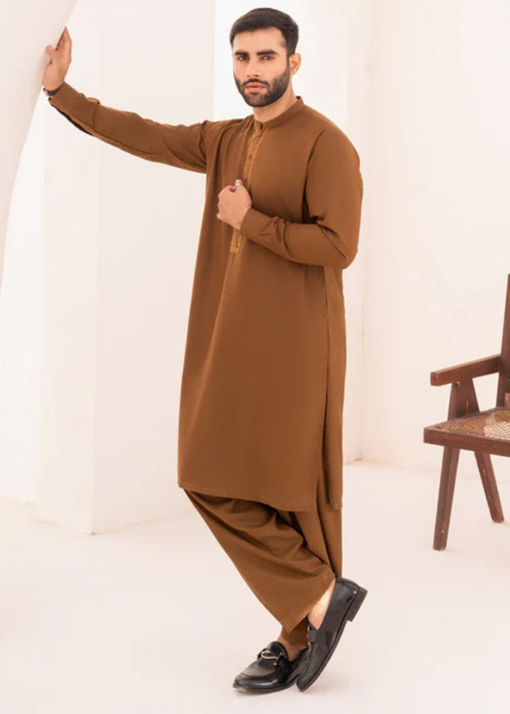 Junoon by Buraq Mens RTW Embroidered Wash N Wear 2 Piece Suit Siraj Casual Collection