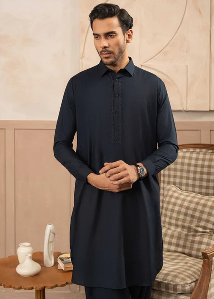 Farmanrawa by Buraq Mens RTW Embroidered Wash N Wear 2 Piece Suit Feroz Casual Collection