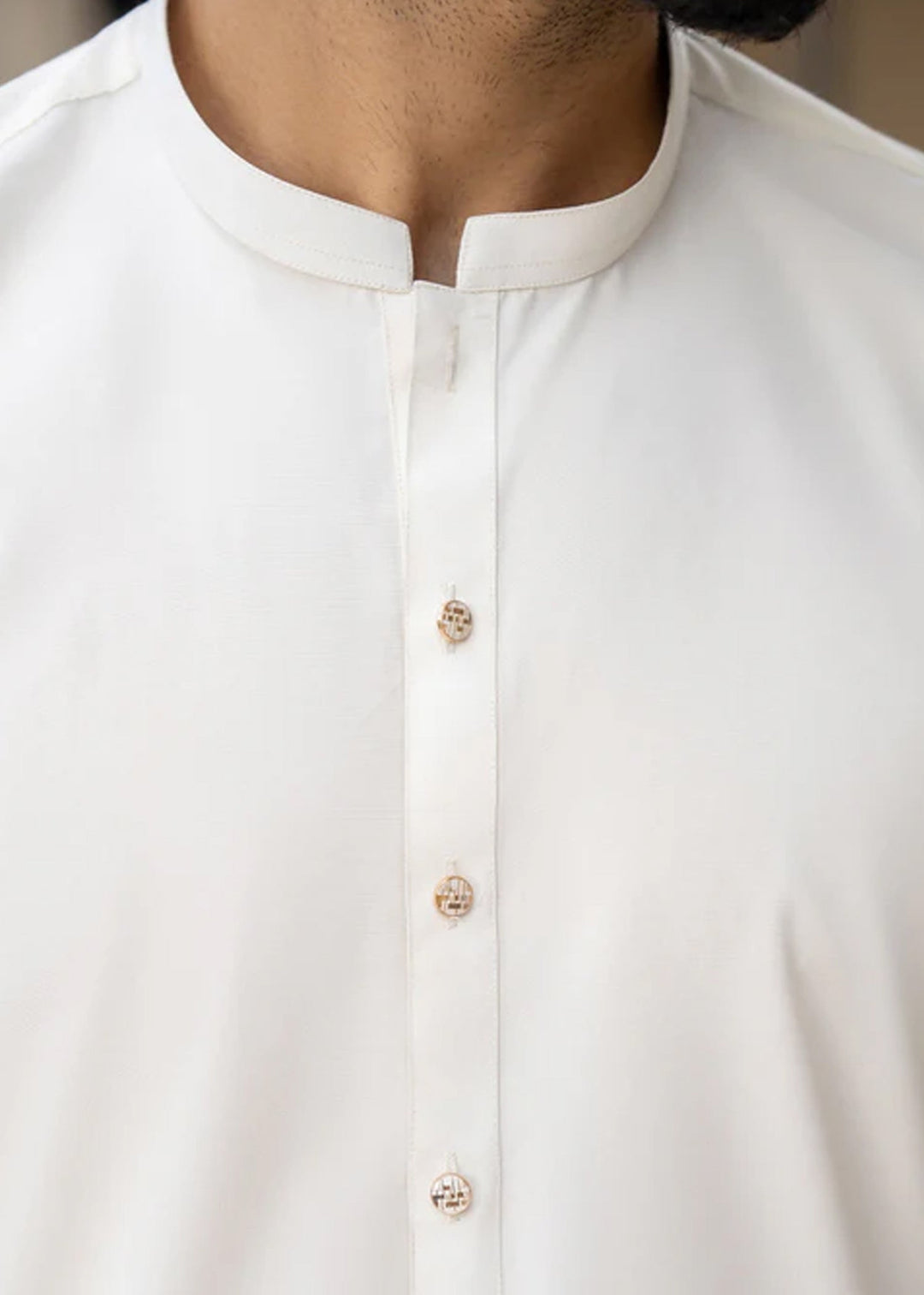 Siqafat by Buraq RTW Solids Wash N Wear 2 Piece Suit Opal White Casual Collection