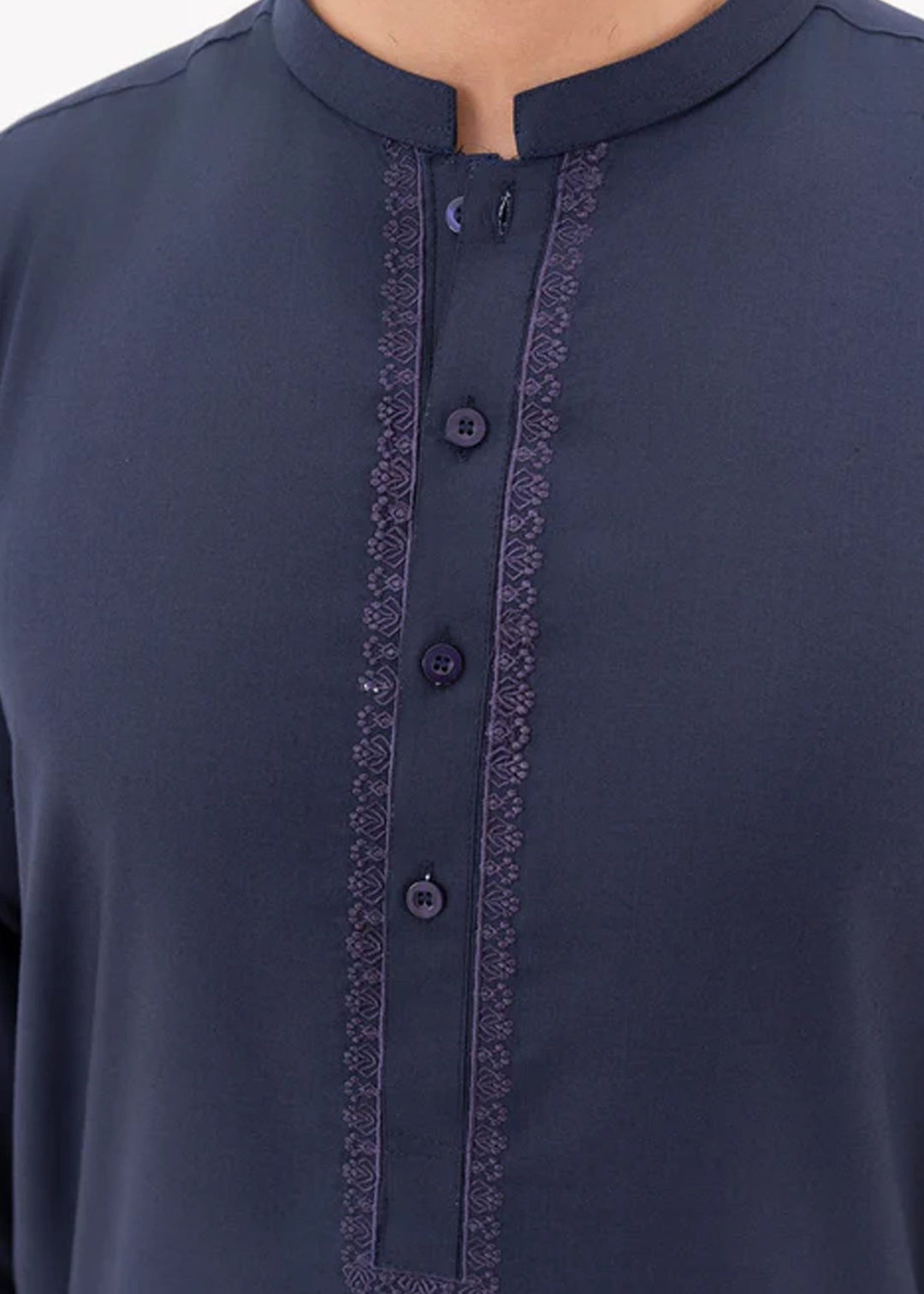 Junoon by Buraq Mens RTW Embroidered Wash N Wear 2 Piece Suit Parwaaz Casual Collection