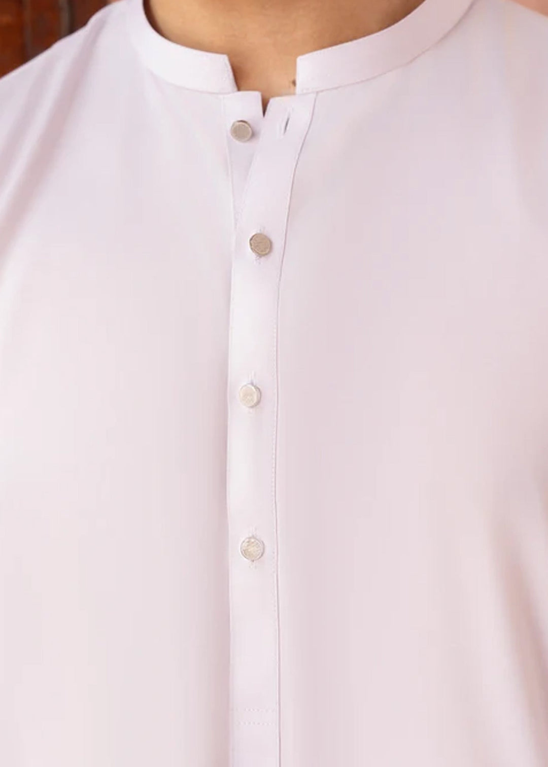 Siqafat by Buraq RTW Solids Wash N Wear 2 Piece Suit Pearl White Casual Collection