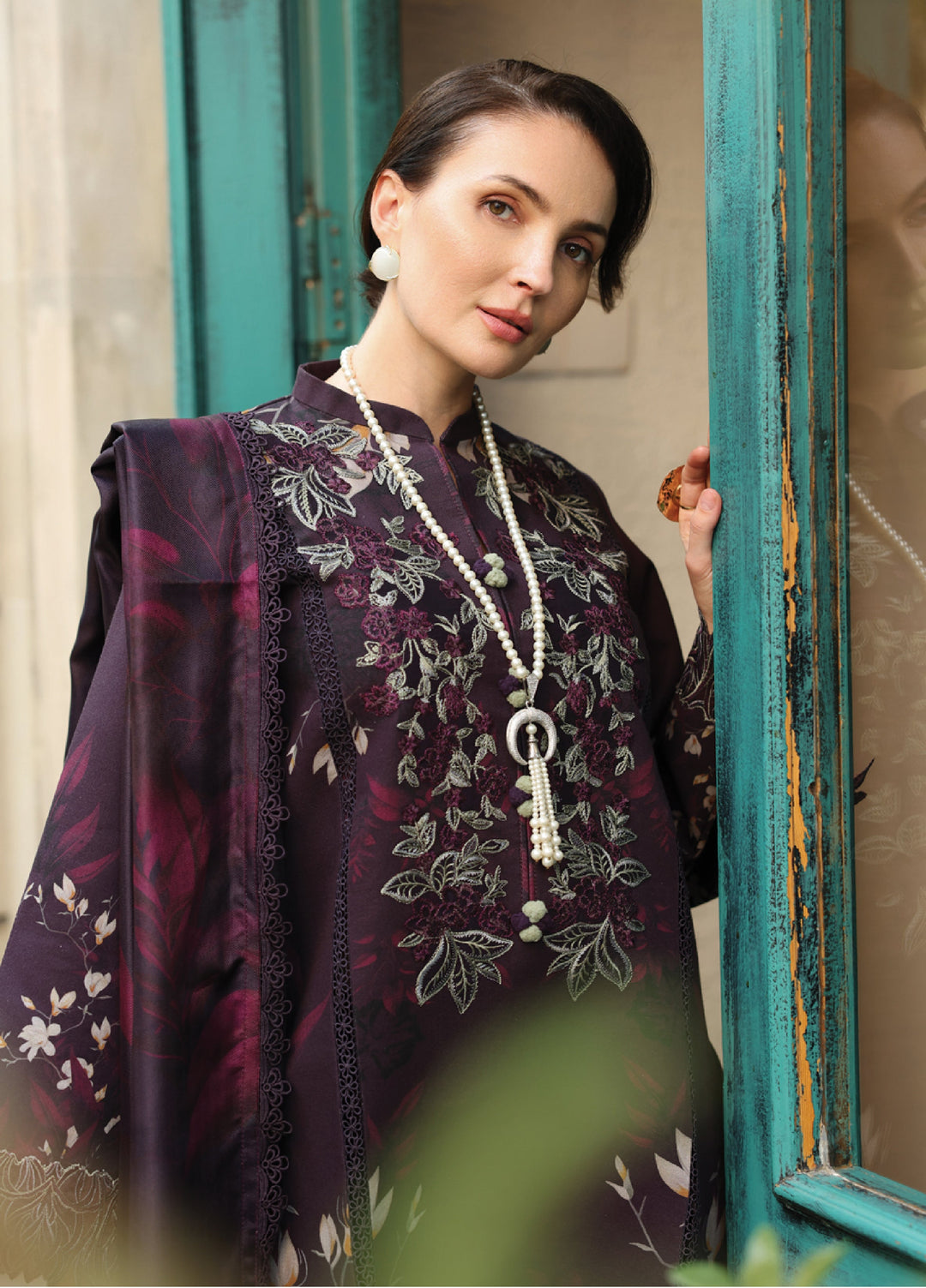 Lifestyle by Rang Rasiya Unstitched Embroidered Khaddar Suits 3 Piece RR25LW D-01 Delilah - Winter Collection