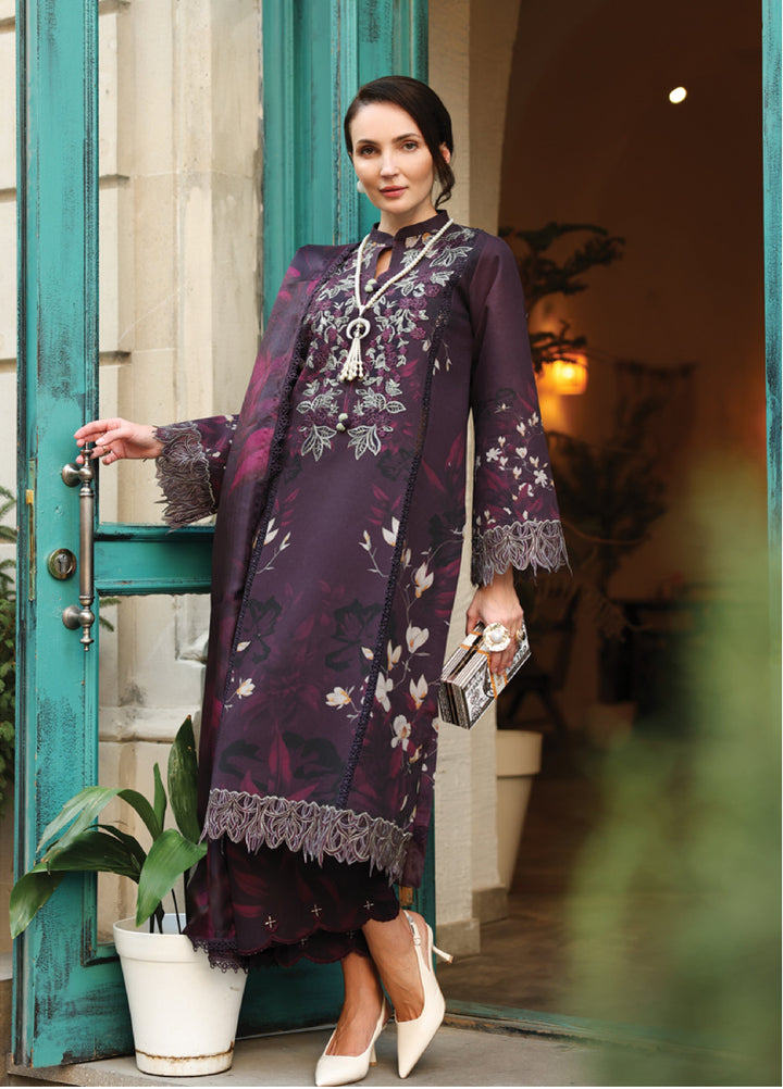 Lifestyle by Rang Rasiya Unstitched Embroidered Khaddar Suits 3 Piece RR25LW D-01 Delilah - Winter Collection