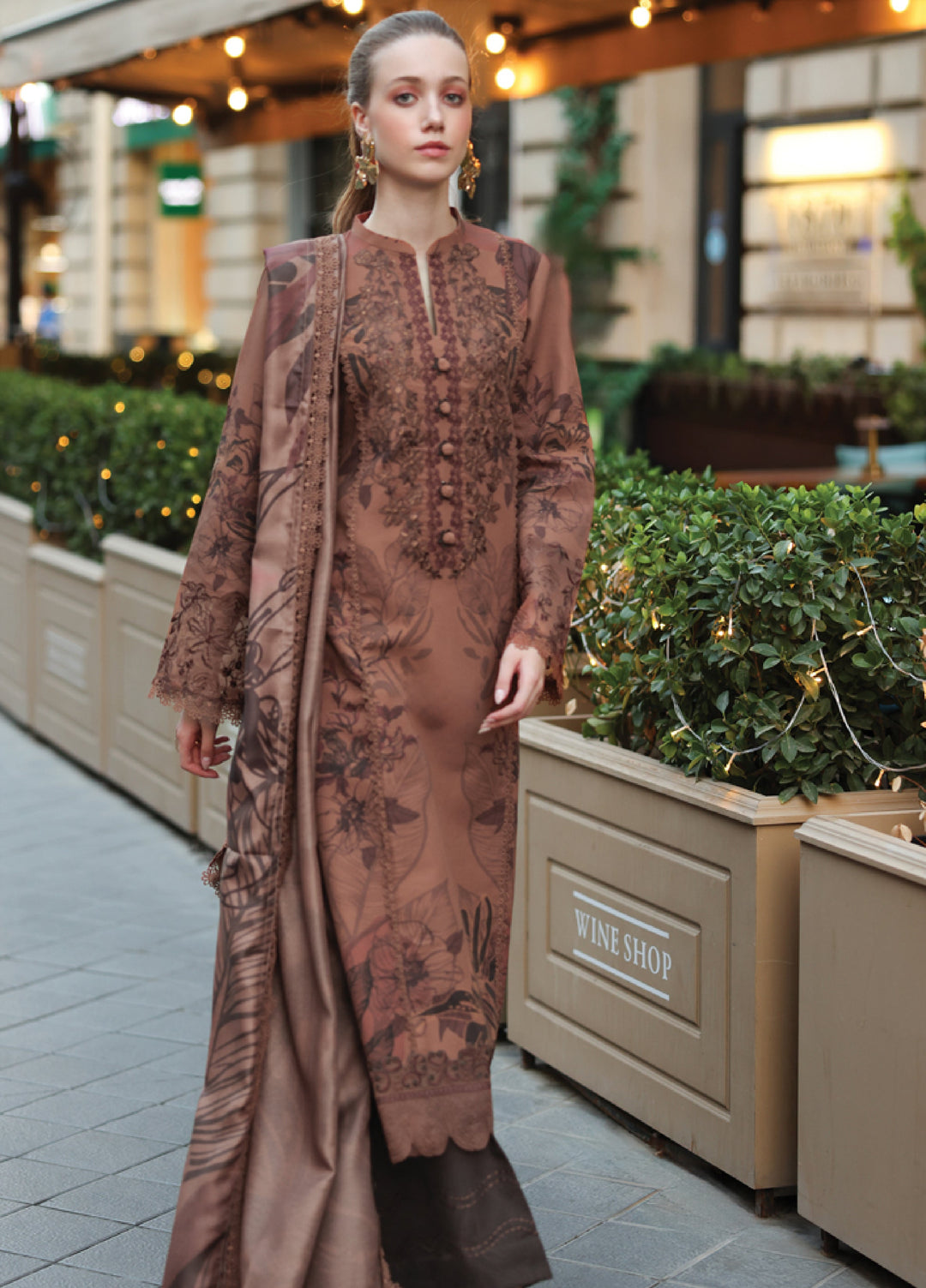 Lifestyle by Rang Rasiya Unstitched Embroidered Khaddar Suits 3 Piece RR25LW D-03 Grace - Winter Collection