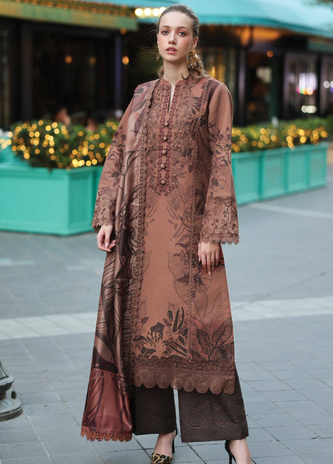 Lifestyle by Rang Rasiya Unstitched Embroidered Khaddar Suits 3 Piece RR25LW D-03 Grace - Winter Collection