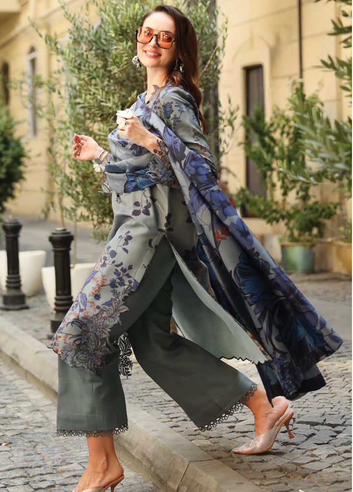 Lifestyle by Rang Rasiya Unstitched Embroidered Linen Suits 3 Piece RR25LW D-04 Audrey - Winter Collection